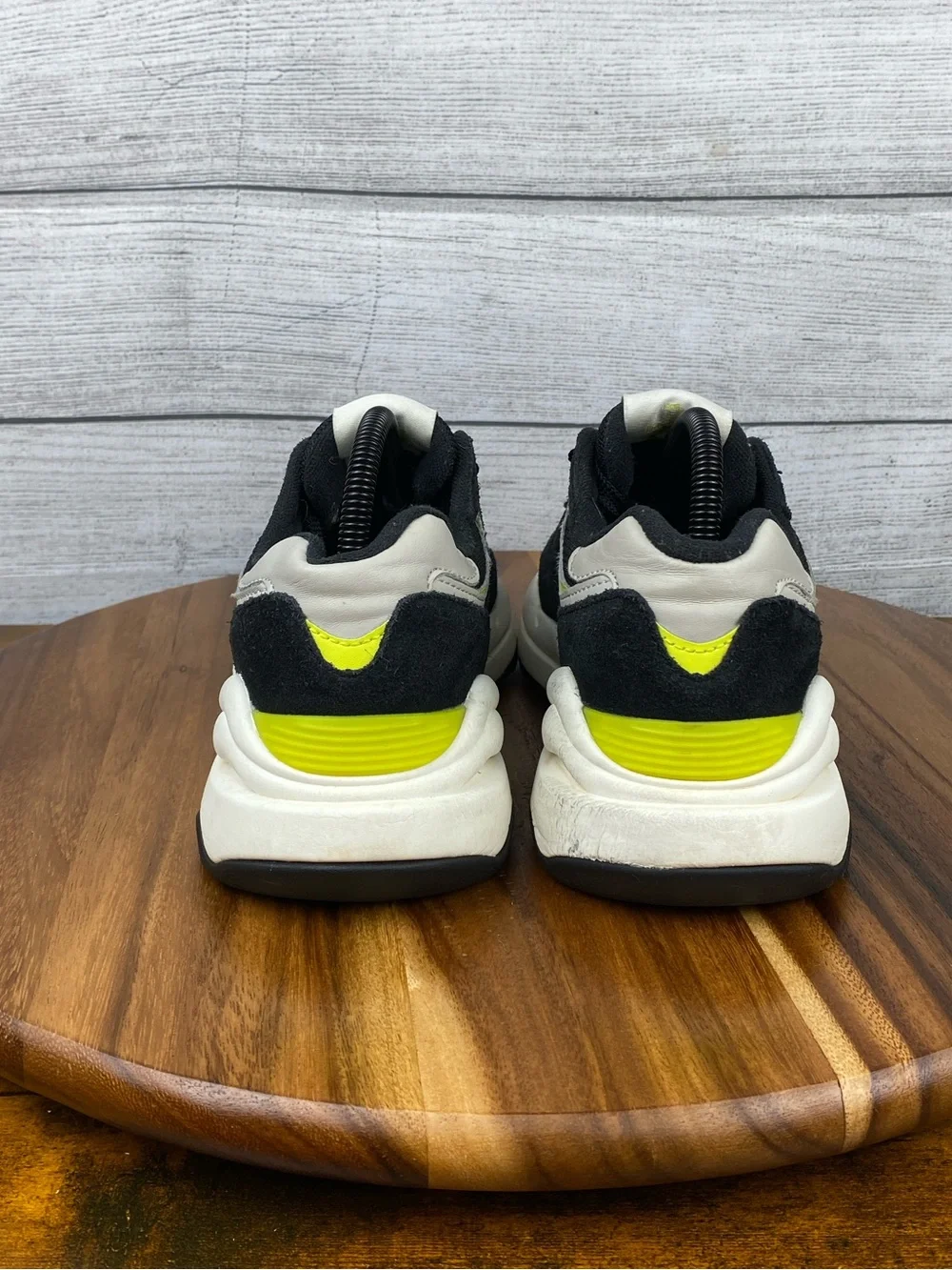 New Balance 57/40 Black Oyster Yellow Shoes W5740HL1 Women’s Sneaker Size 8